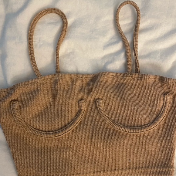 Zaful tank top- beige size S - Picture 2 of 2